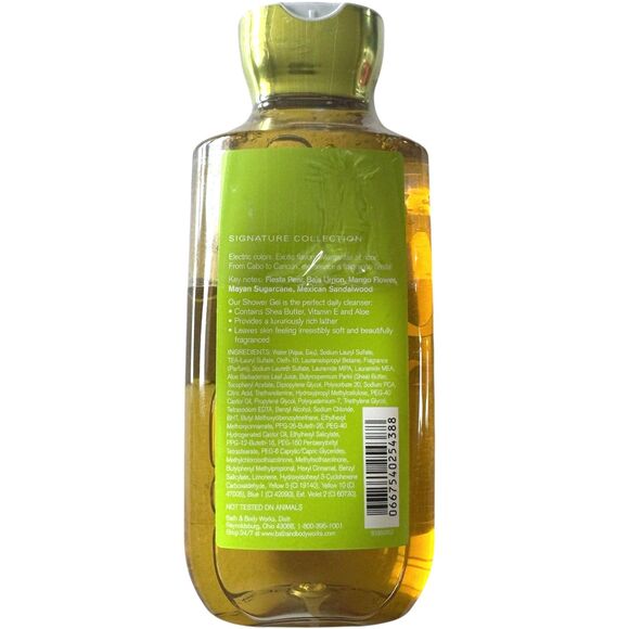 Bath & Bodyworks Iced Pear Margarita Shower Gel Shea & Vitamin E Retired NEW - Picture 2 of 7
